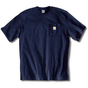 Carhartt Men’s Loose Fit Short-Sleeve Pocket T-Shirt Navy Sz. XL New K87-M